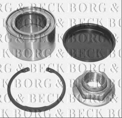 BORG & BECK bwk887 -  Комплект подшипника ступицы колеса